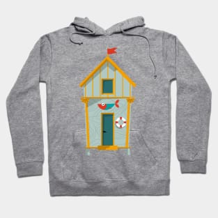 Beach Hut 1 Hoodie